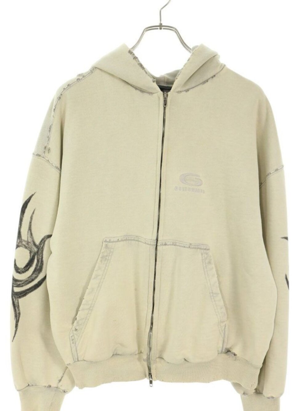 Balenciaga Zip Up Hoodie XS